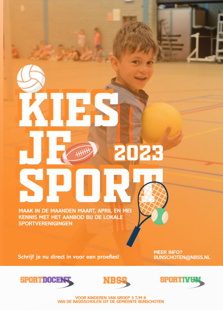 Kies je sport - Sport in Bunschoten